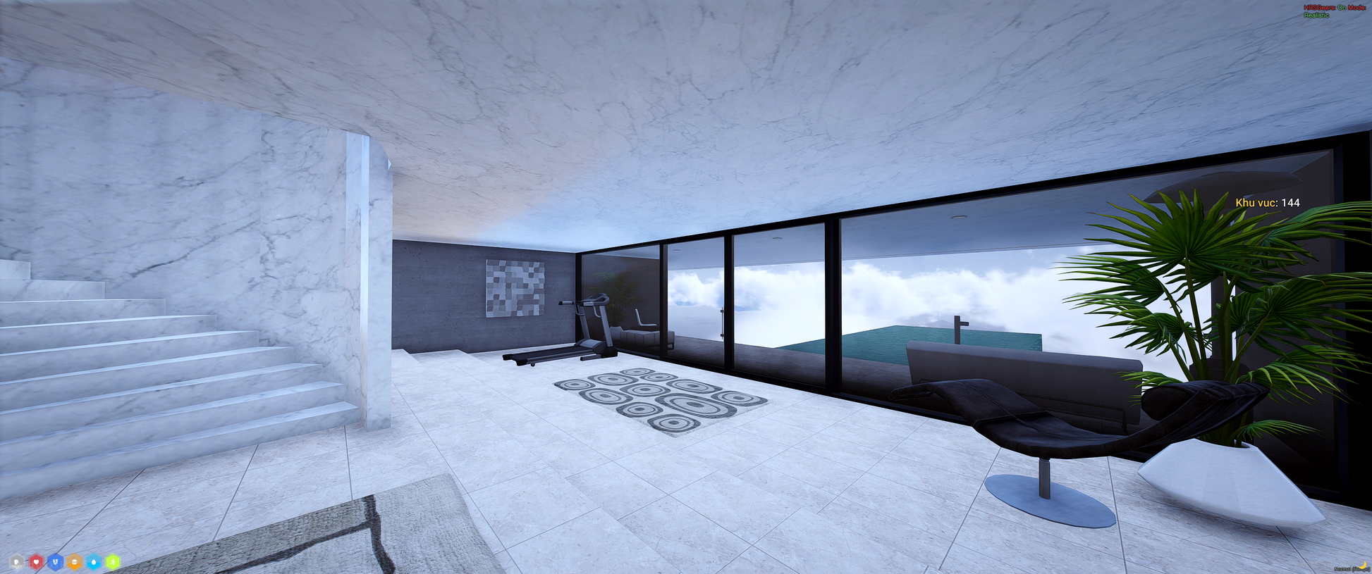 Garage of Futurist House for FiveM