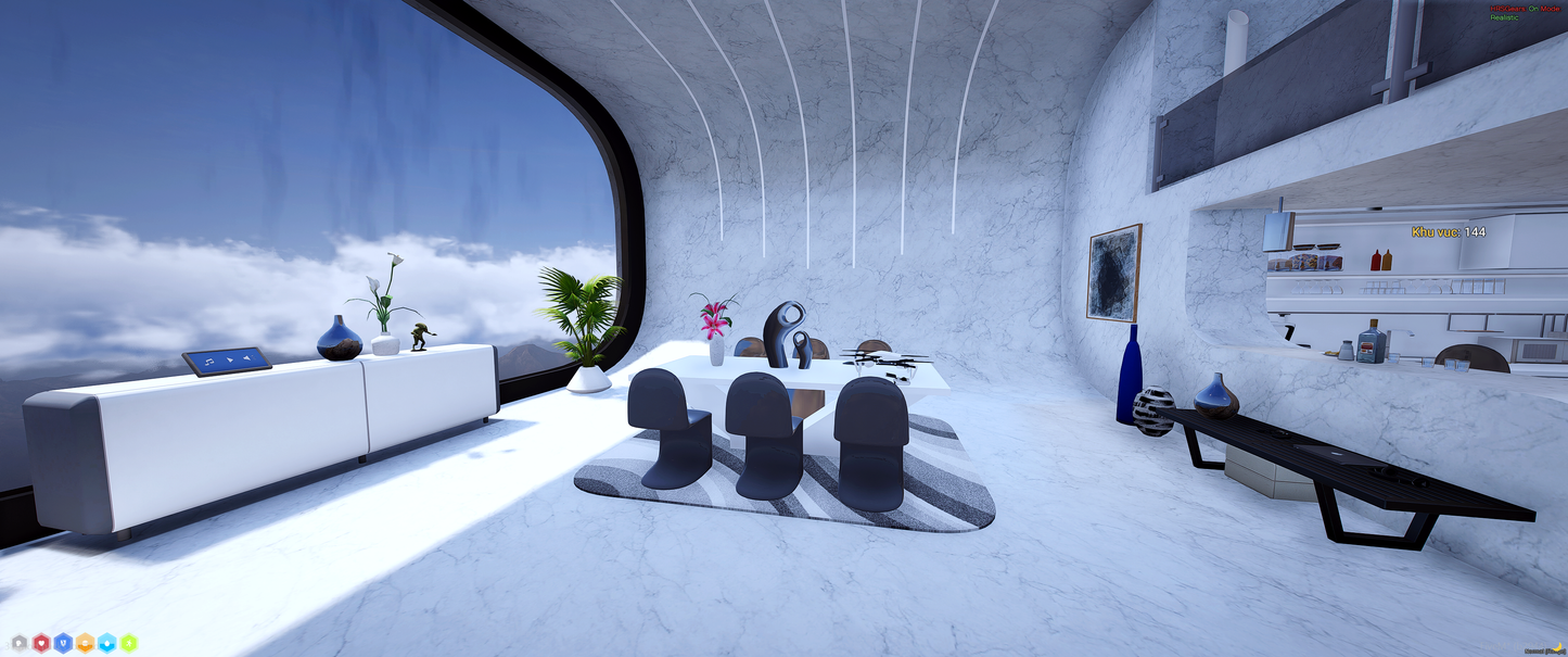 Full overview of MAP Futurist House for FiveM