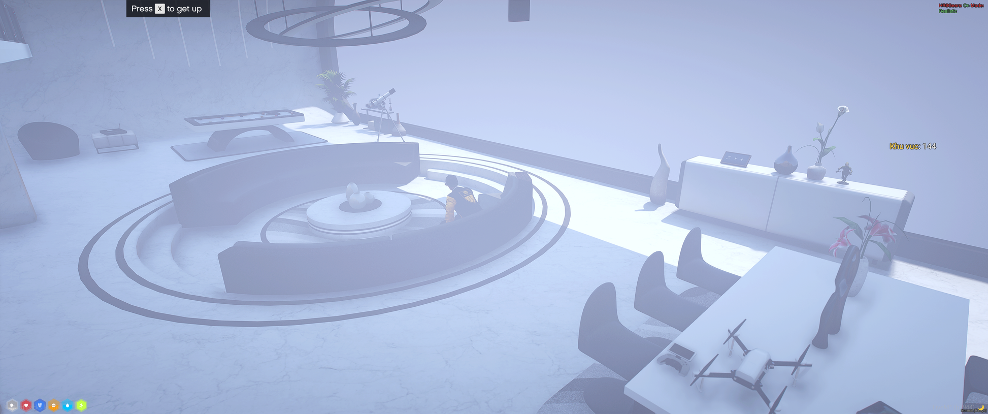 Side view of MAP Futurist House Mod