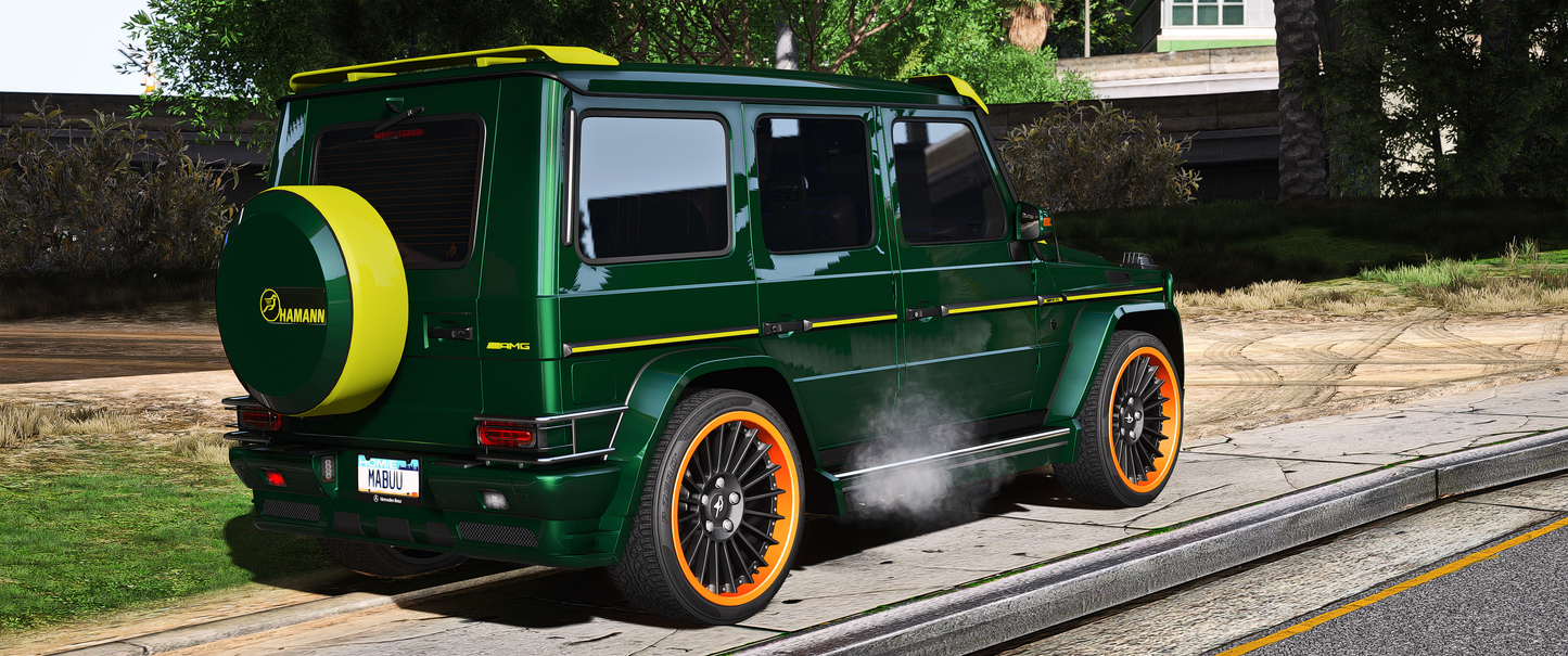 Mercedes Benz G63 W463 Side View