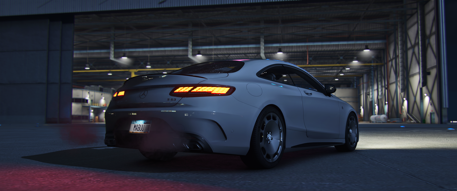 2020 Mercedes Maybach S63 AMG Coupe Side View