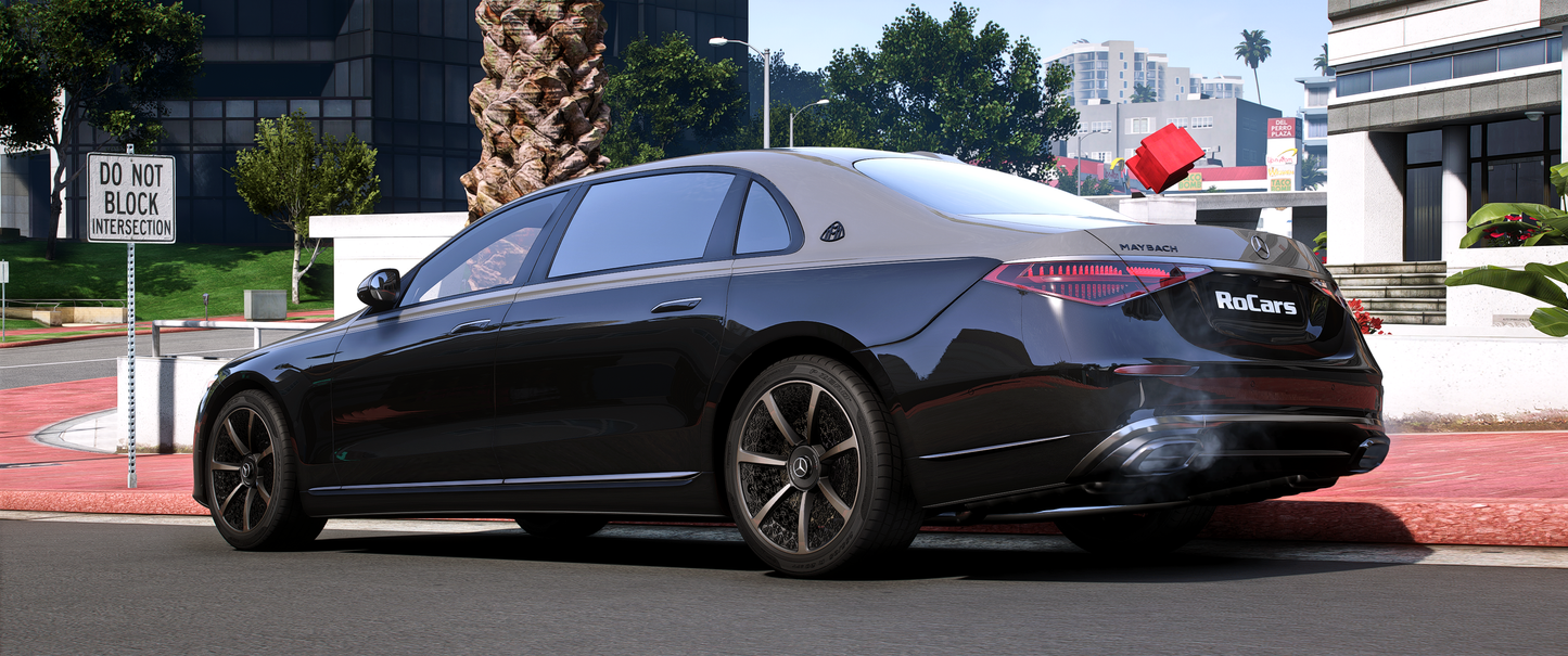 MERCEDES MAYBACH S680 NIGHT SERIED side view