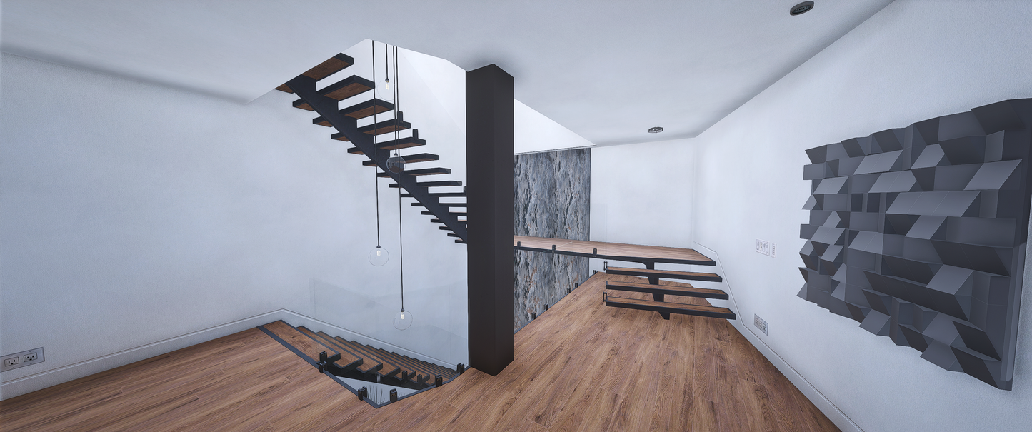 Balcony view of Apartment Mansion PlayBoy interior in FiveM