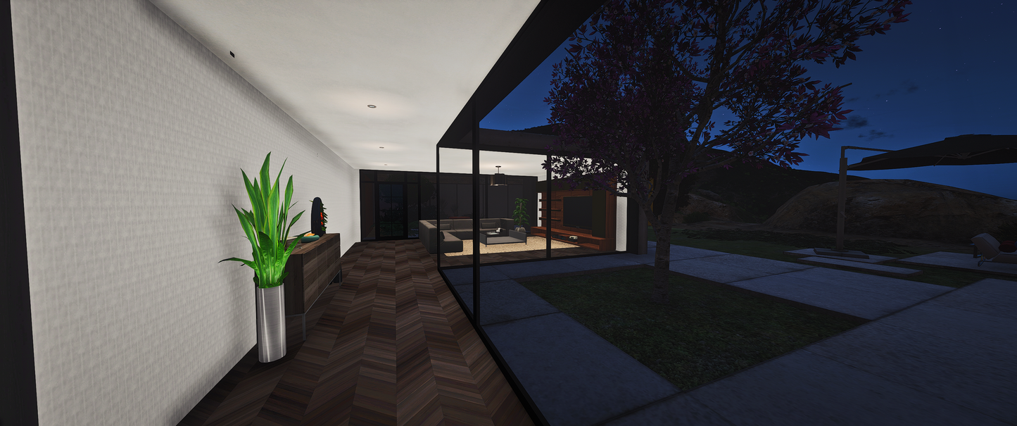 Bedroom interior of Canyon House V2 GTA 5
