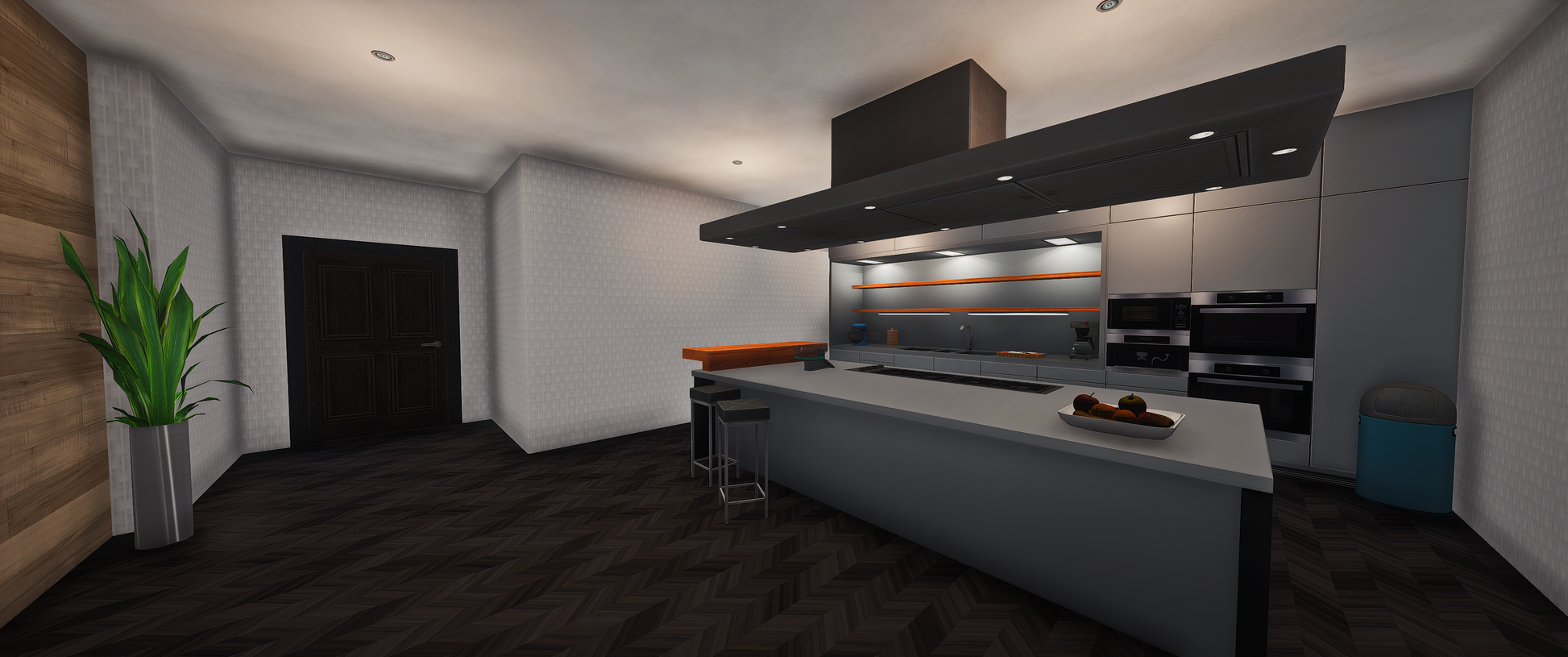 Garage interior of Canyon House V2 GTA 56