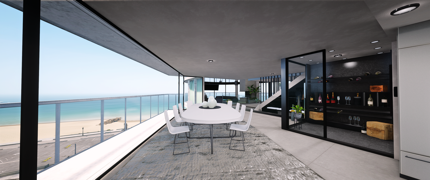 Hallway interior of Jetty Highclass Apartment MLO