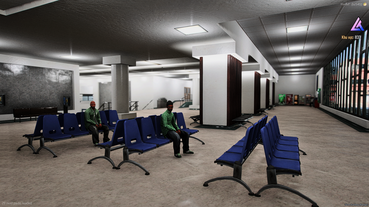 Entrance view of Los Santos Medical Center interior mod