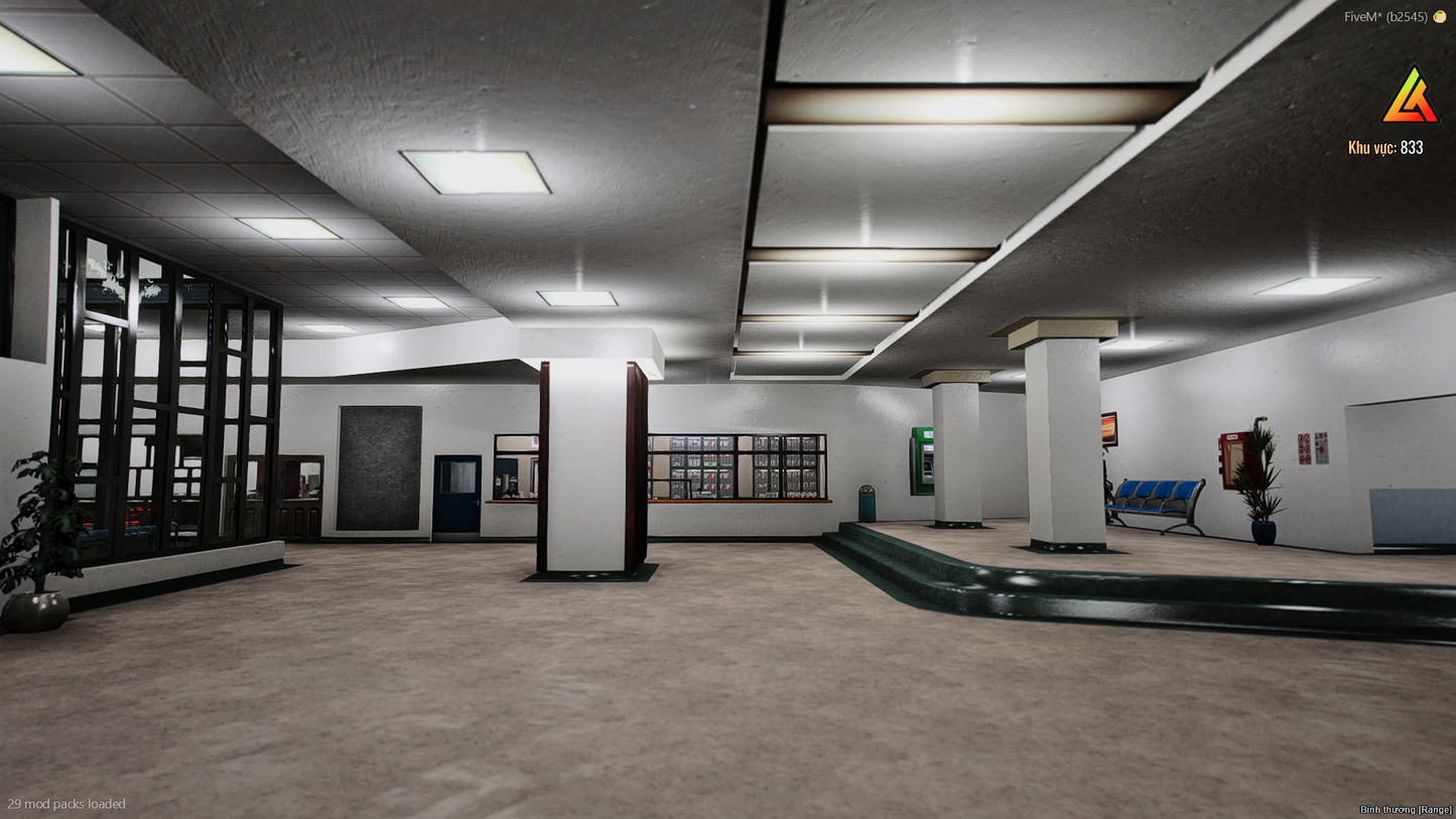 Reception area of Los Santos Medical Center in FiveM