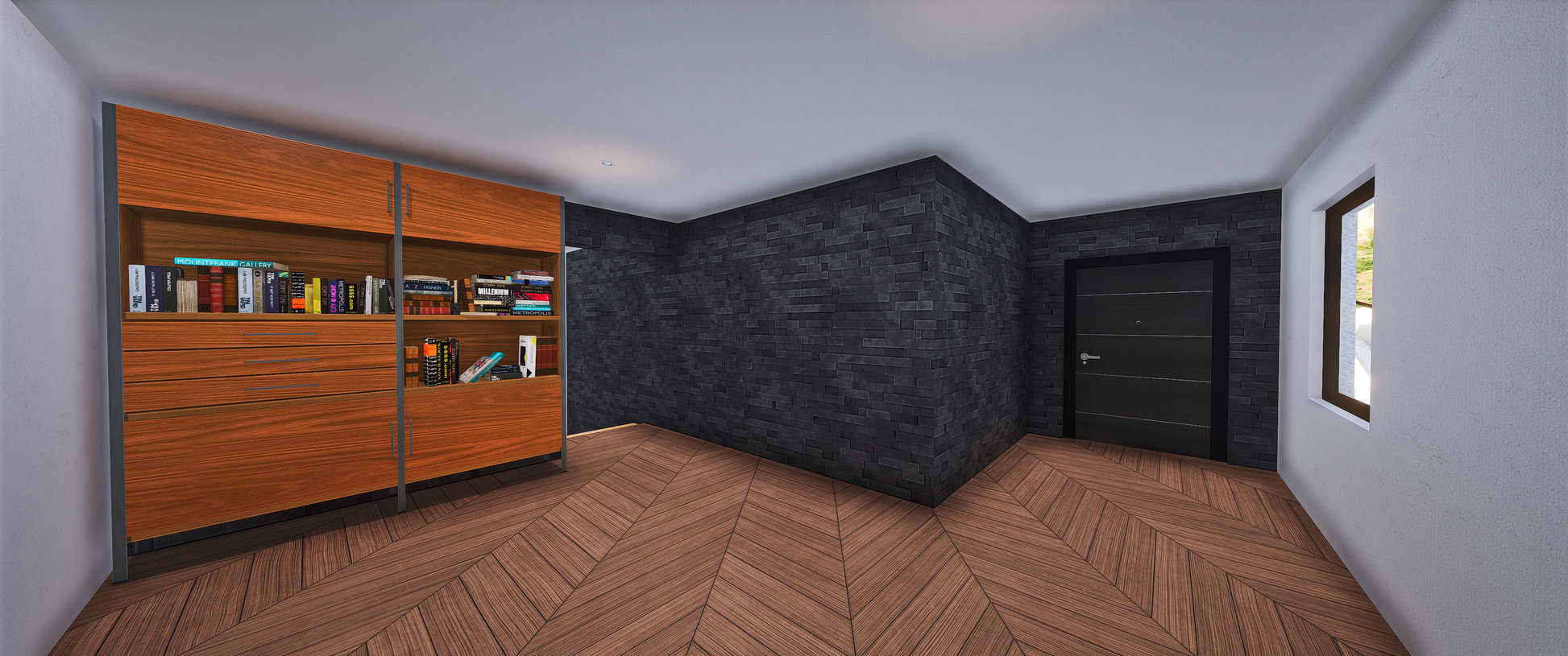 Bathroom interior of Modern House GTA 5