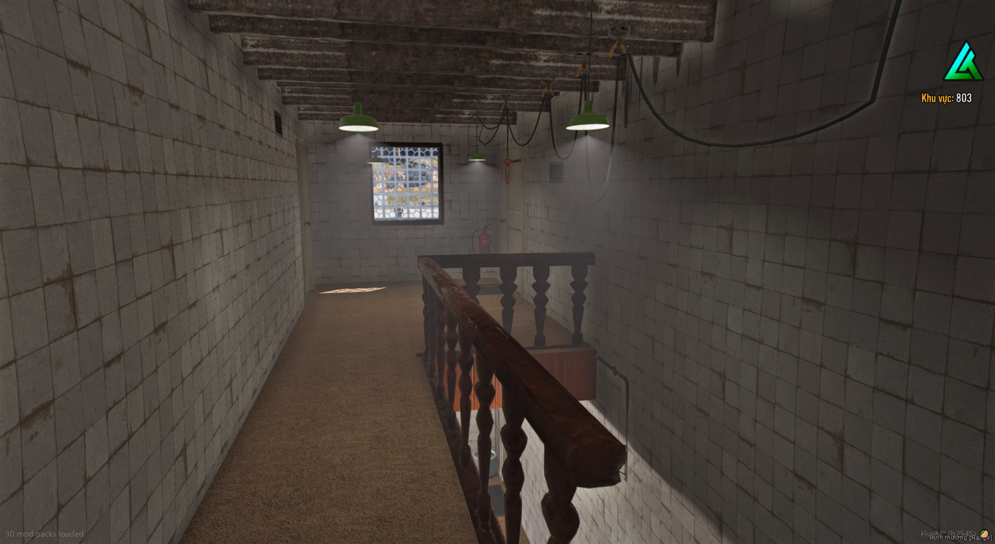 Detailed decoration in modular apartment