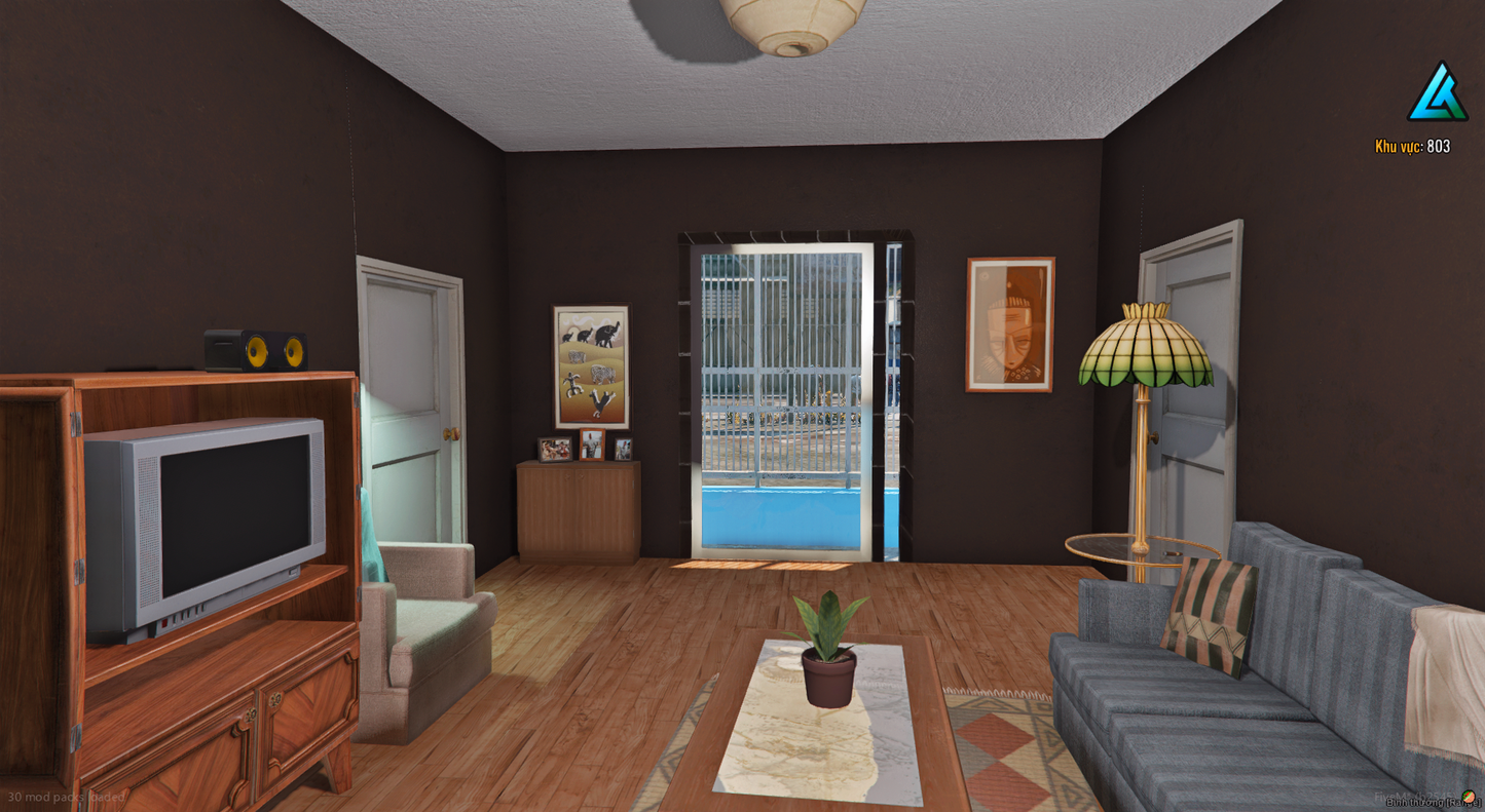 Apartment dining area interior