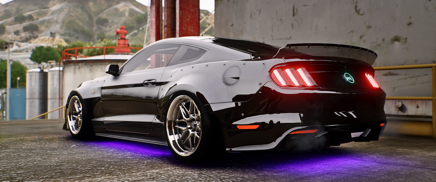 Ford Mustang GT RTR Widebody Kit for FiveM roleplay