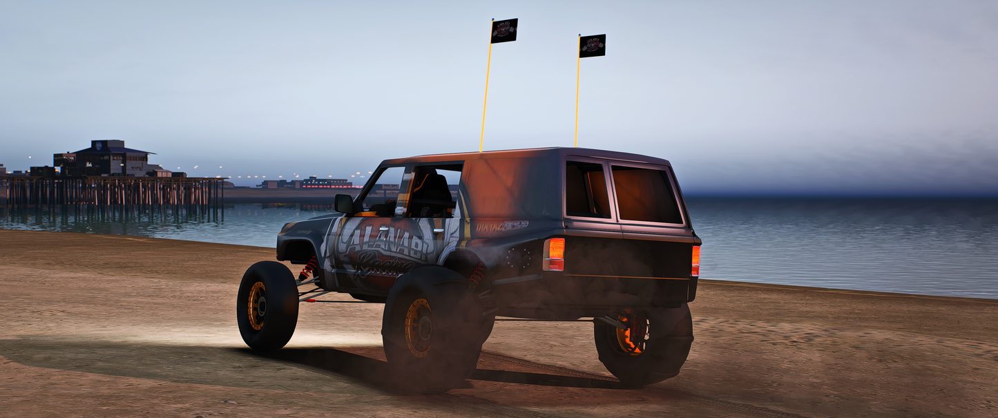 Nissan Alanabi Baja Racing Car Side View