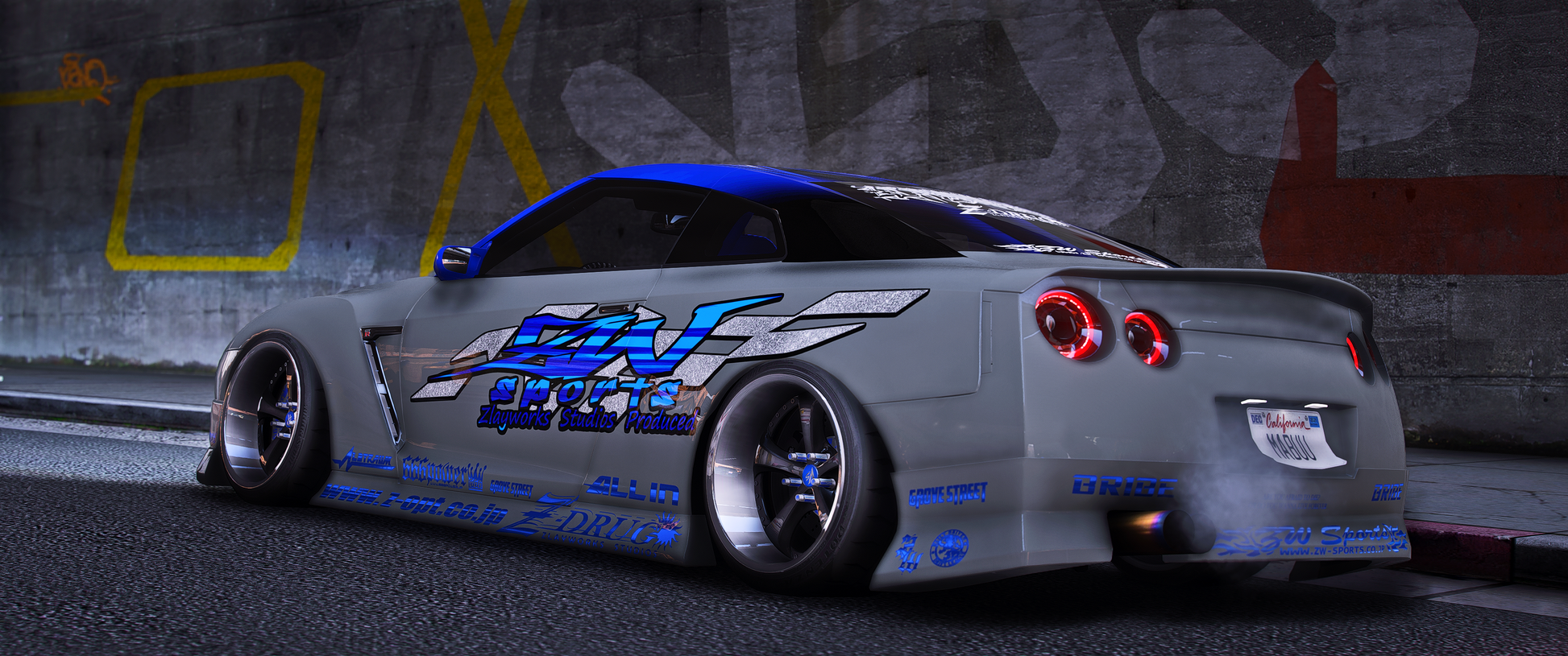 Nissan R35 GT-R ZW Sports Mod for FiveM Gameplay