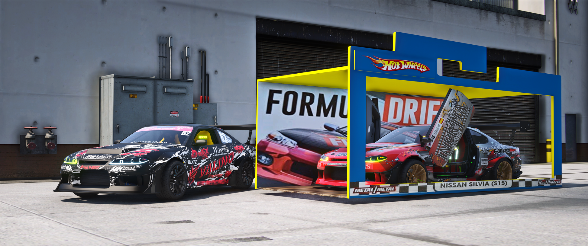 Front view of Nissan S15 Ander Debadged