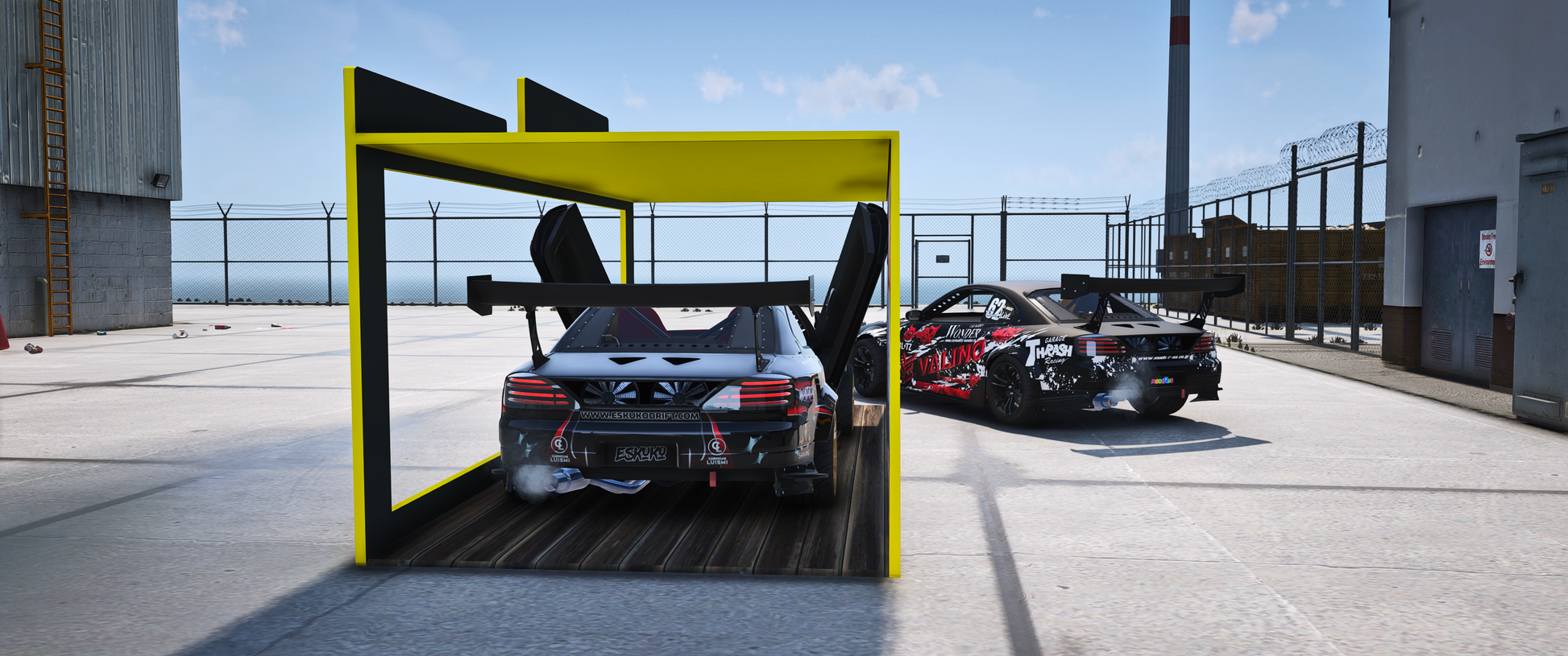 Rear view of Nissan S15 Ander Debadged