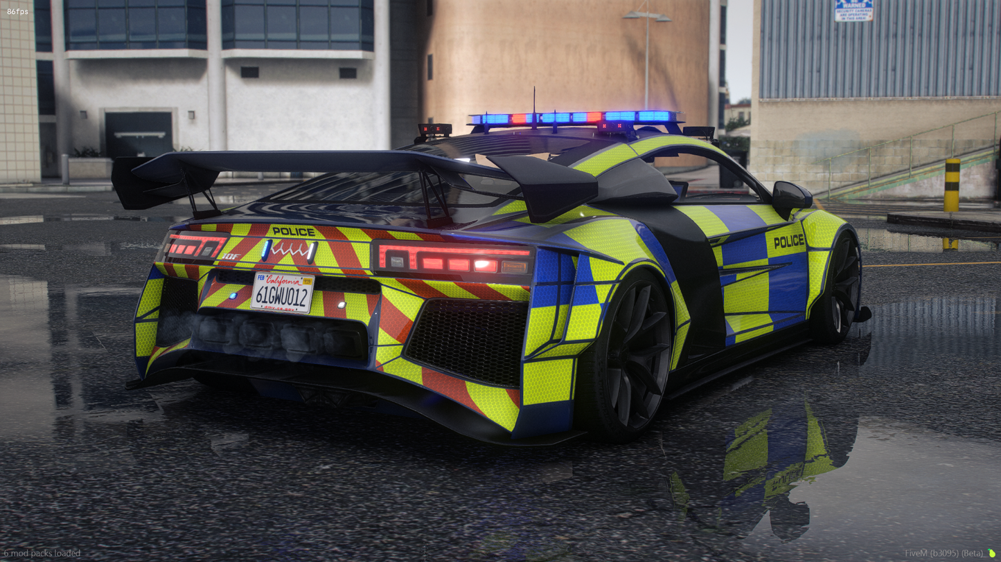 Obey 10F Hycade PD GTA V FiveM Roleplay Vehicle