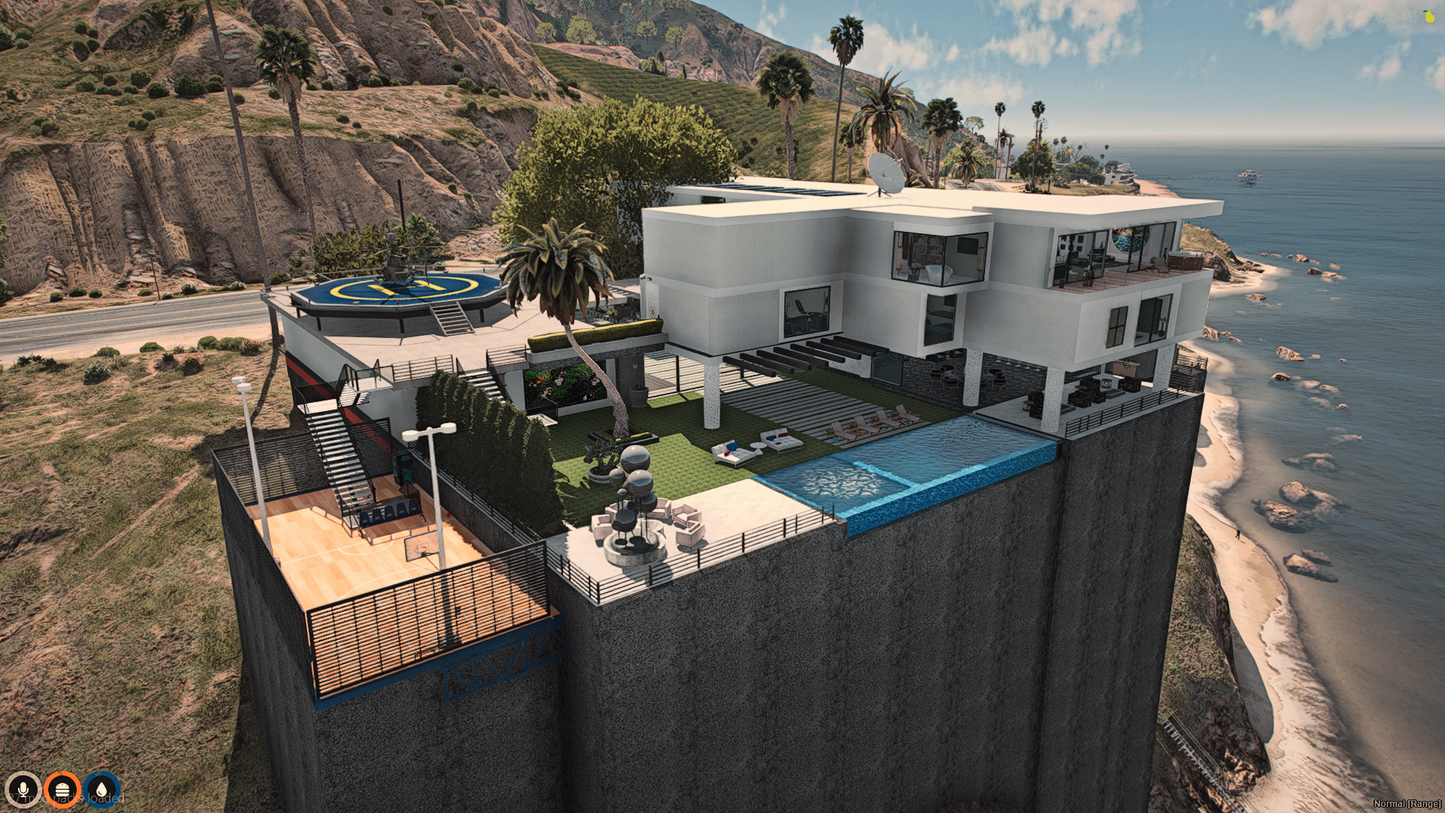 Interior of Ocean View Mansion map for FiveM
