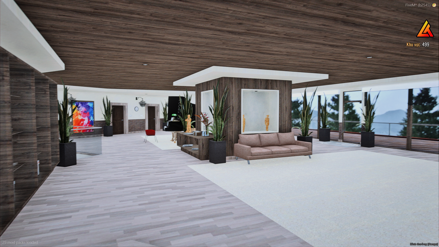 Dining area of MANSION 03 Open Interior