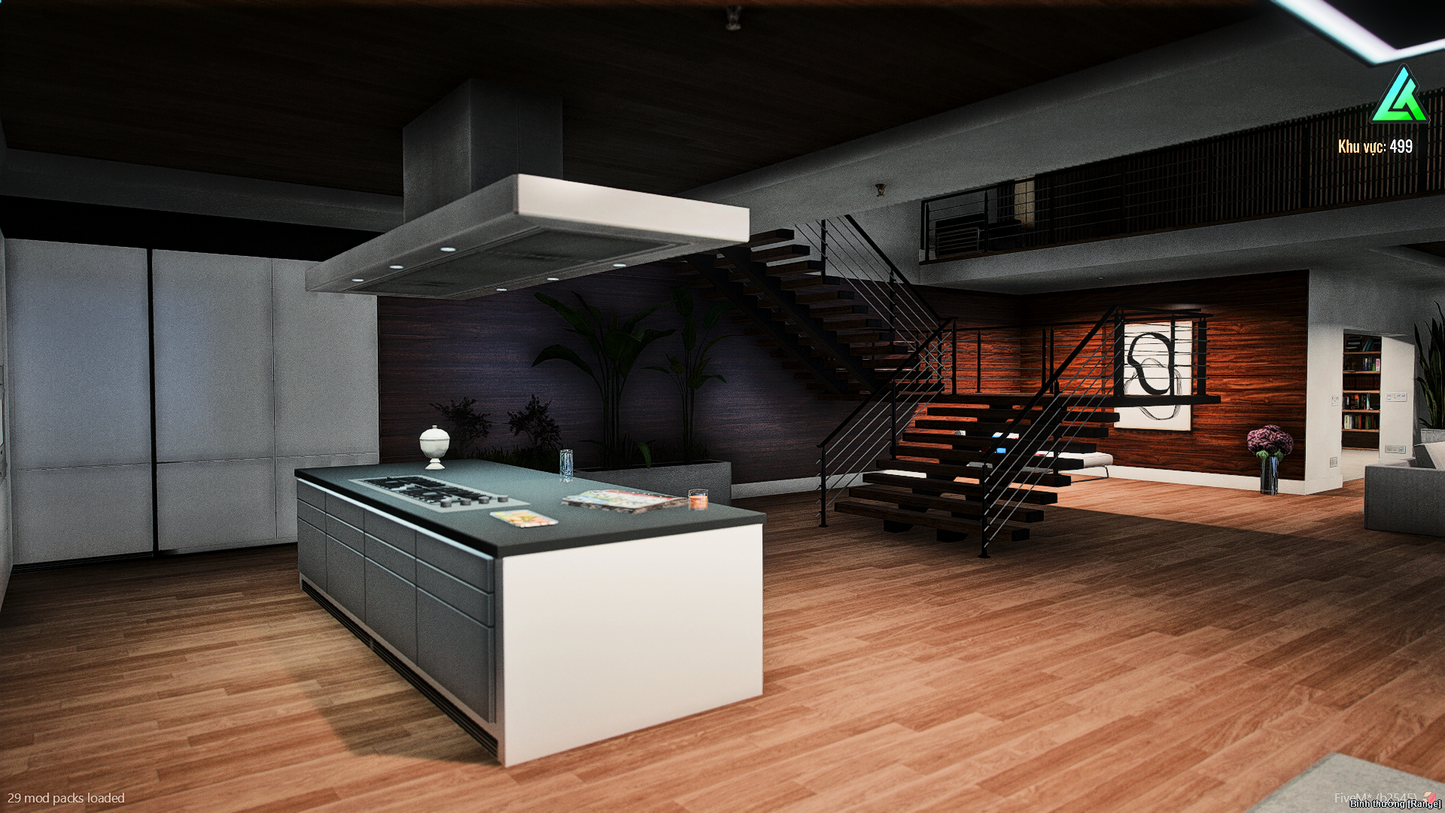 Main entrance of MANSION 03 V2 interior
