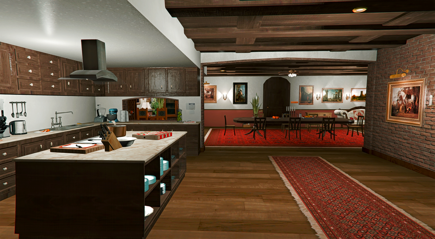 Mansion Bedroom Interior