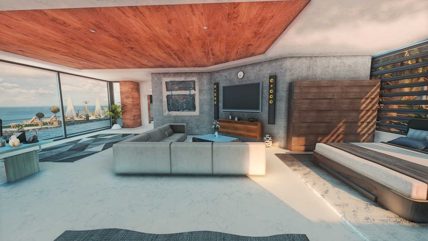 The Ora Mansion 2.0 FiveM map mod kitchen interior
