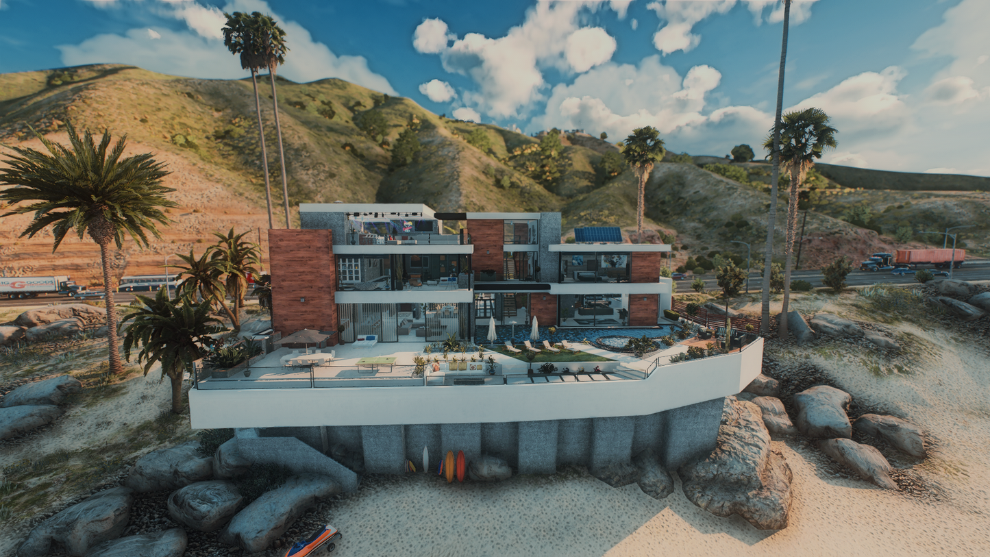The Ora Mansion 2.0 FiveM map mod office interior