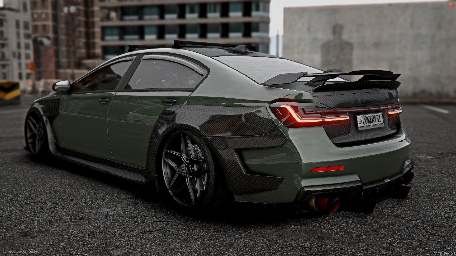 Side profile of Oracle GTS FiveM luxury vehicle mod