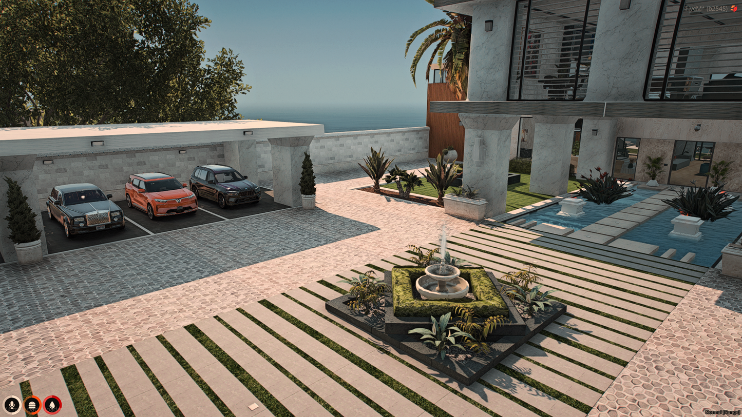 Driveway leading to luxury Paleto Bay Mansion MLO
