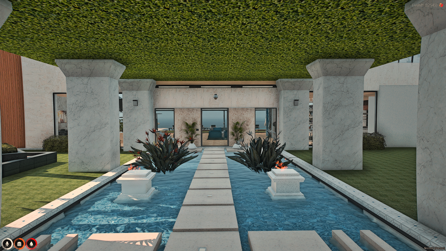 Modern styled bedroom inside FiveM Paleto Bay mansion