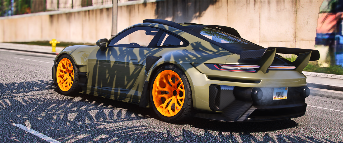 Porsche 911 992 Mantle GTA 5 FiveM vehicle mod