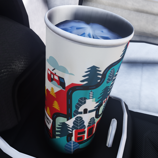 Side View of Lean Cup Prop