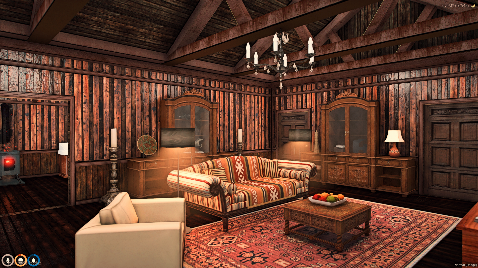 Dining area interior view