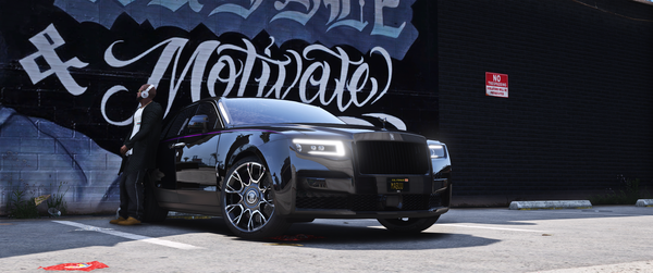 2022 Rolls Royce Ghost Black Badge FiveM dealership mod