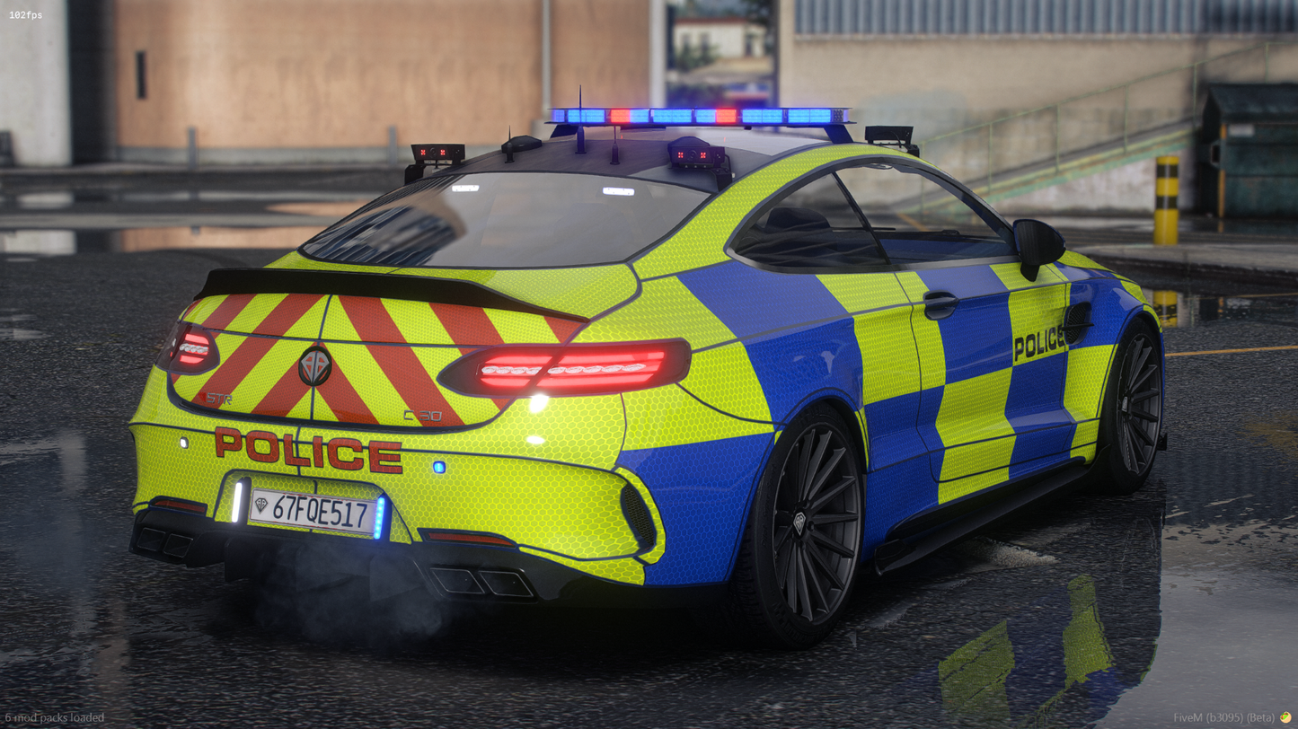 FiveM GTA V Benefactor STR Coupe Police Car