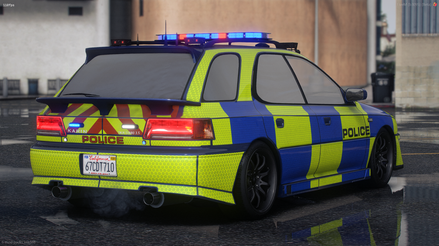 GTA V Lore Friendly Karin Sultan Estate PD Vehicle Mod