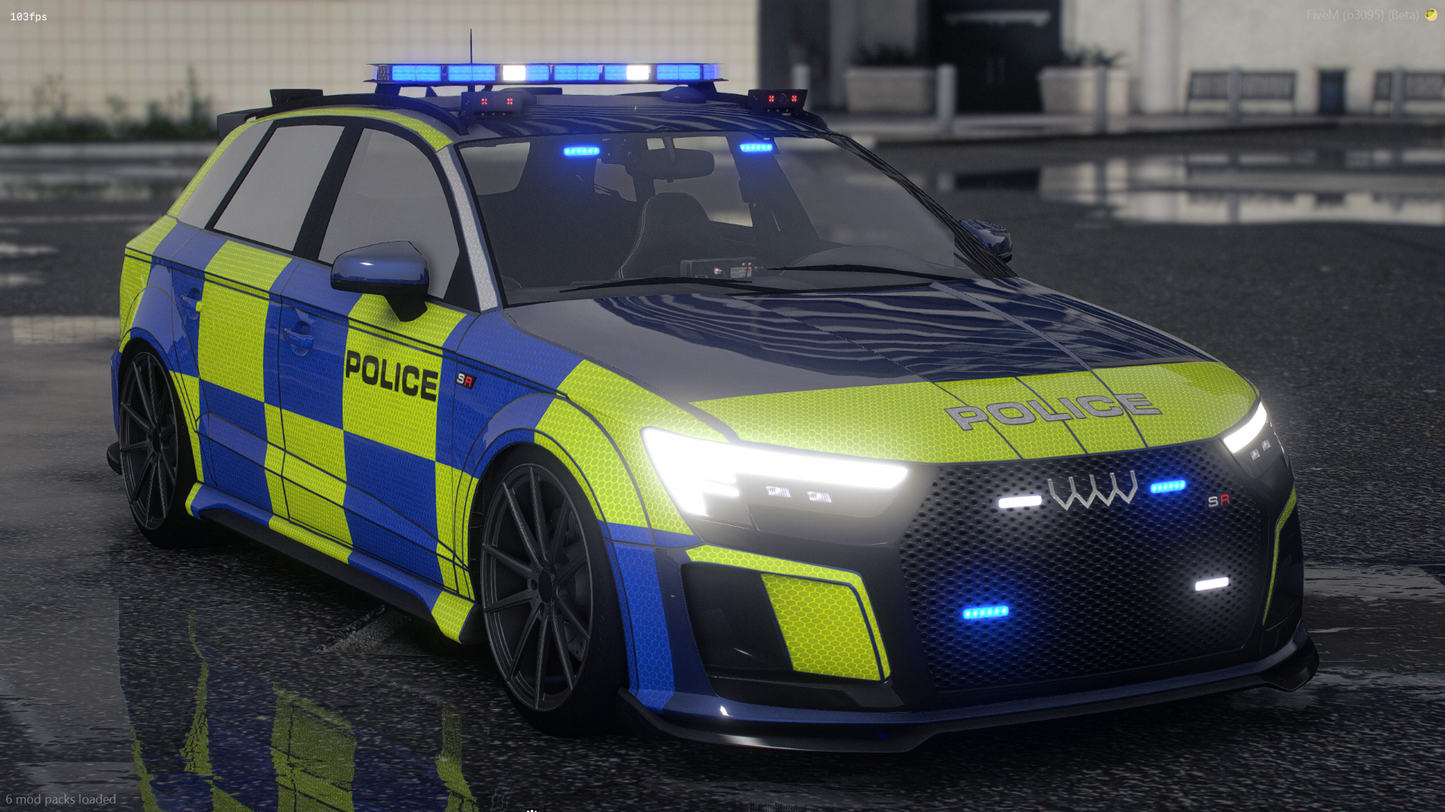 Tailgater SR Hatch PD Police Car Mod for FiveM