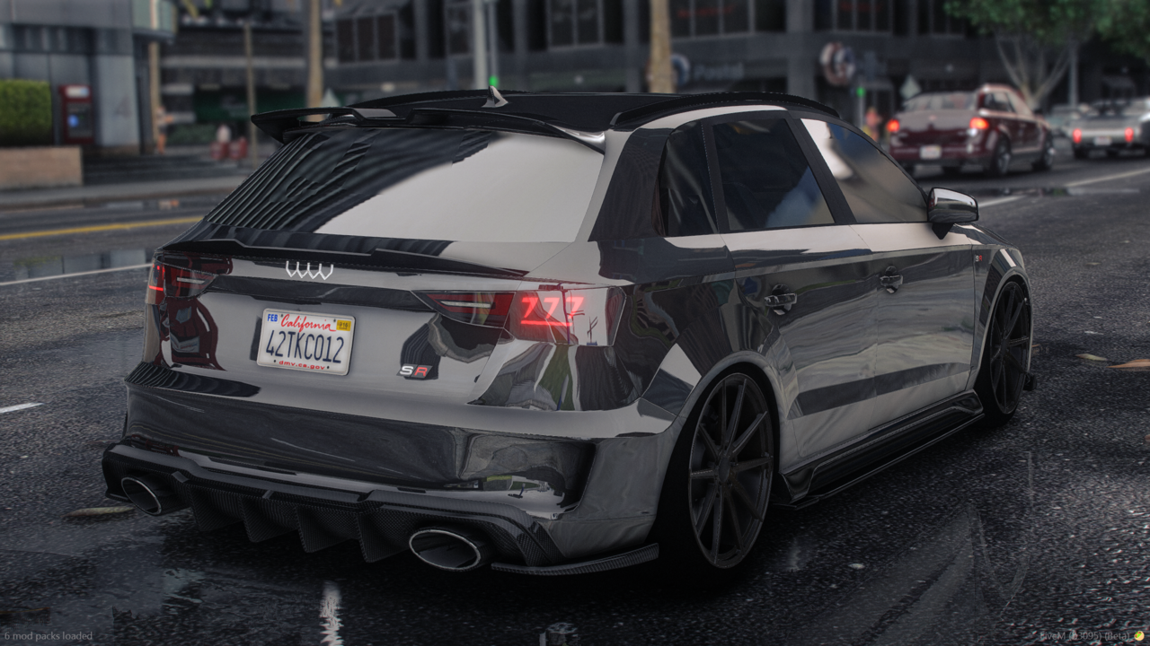 Rear hatch design of Obey Tailgater SR lore-friendly mod