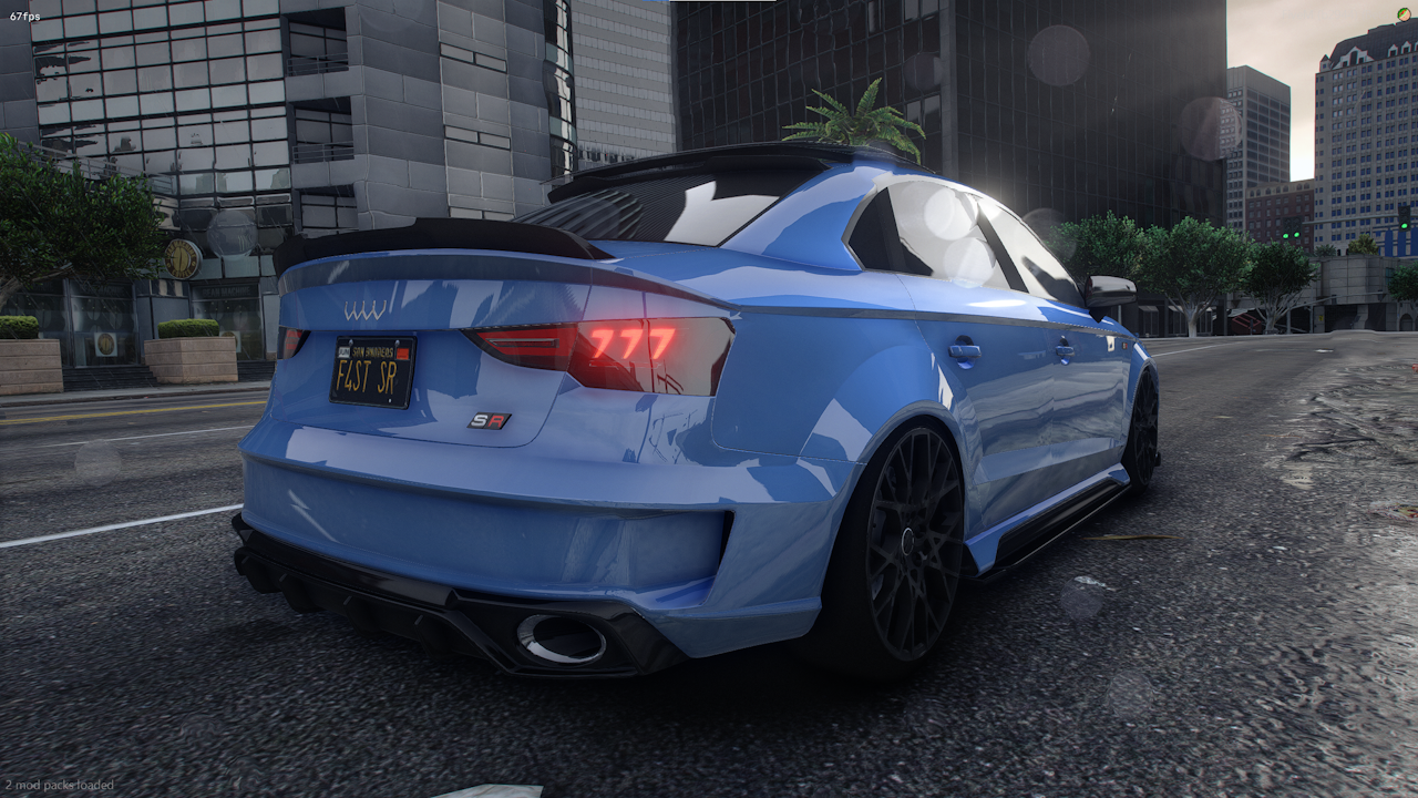 Side profile of lore-friendly Obey Tailgater SR in FiveM