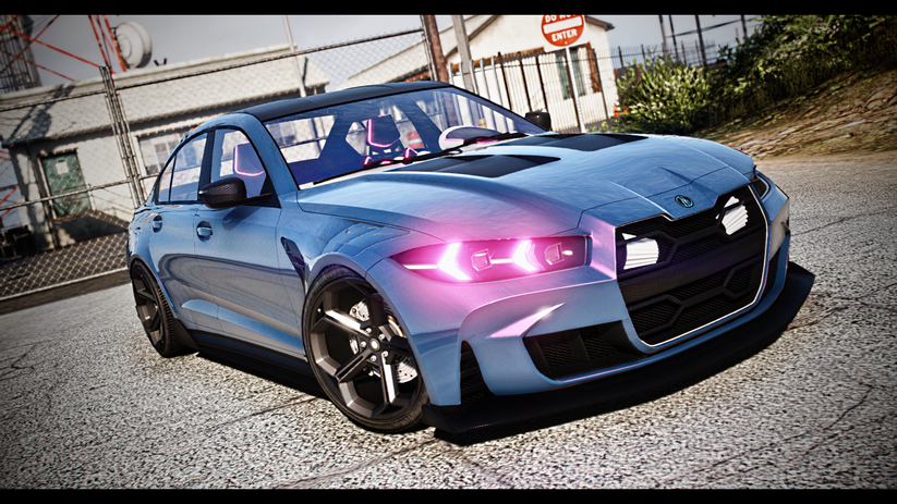 Lore Friendly Ubermacht Sentinel GTS RAMPAGE car mod for FiveM