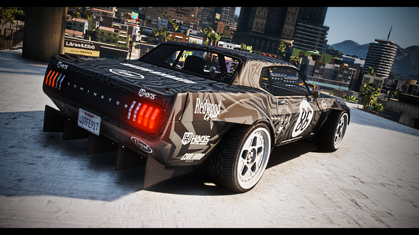 High-quality FiveM vehicle mod Vapid Dominator GTT Ragga RUM