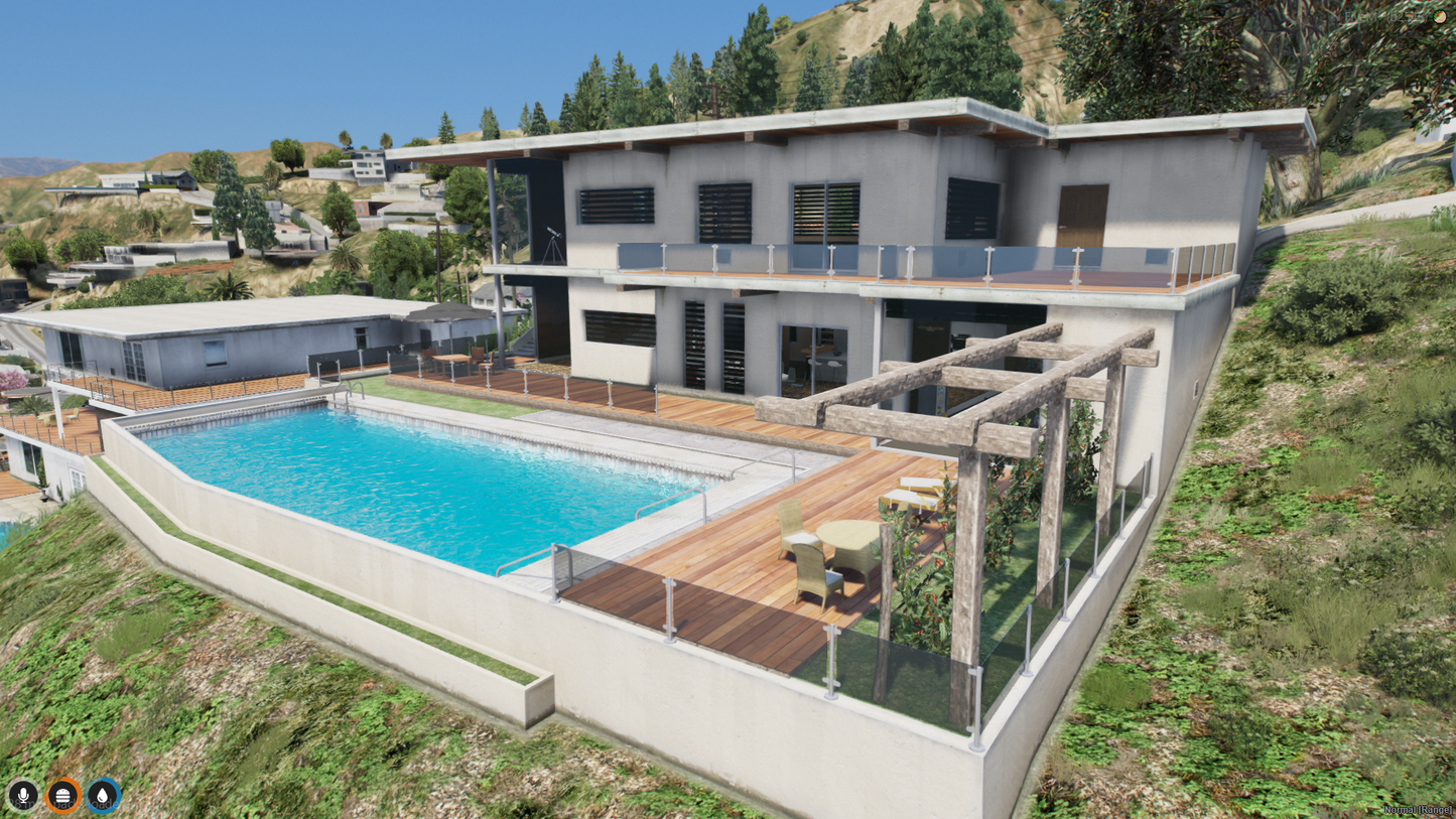 Map location of Vinewood Mansion MLO in FiveM