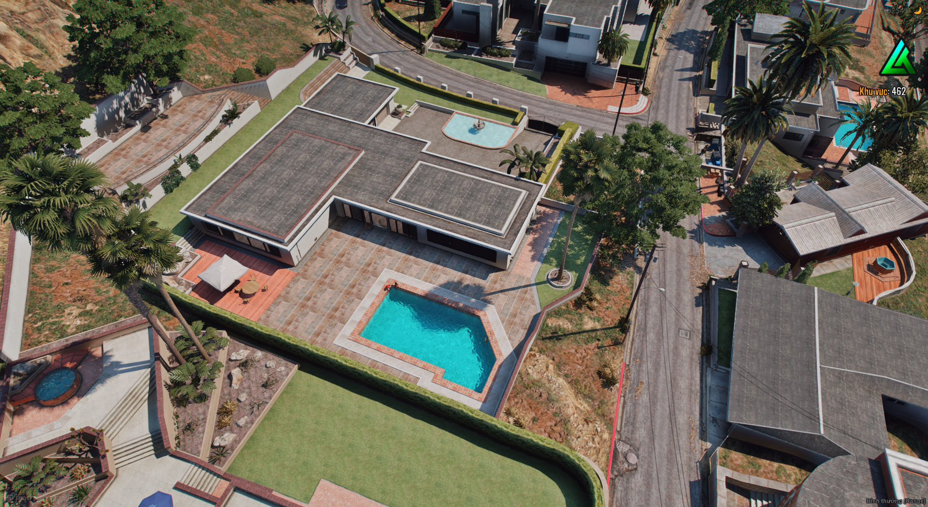GTA V Vinewood House MLO with modern design