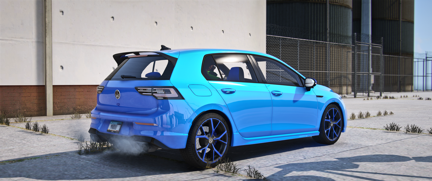 Realistic Volkswagen Golf R 20 Years Edition Mod for FiveM