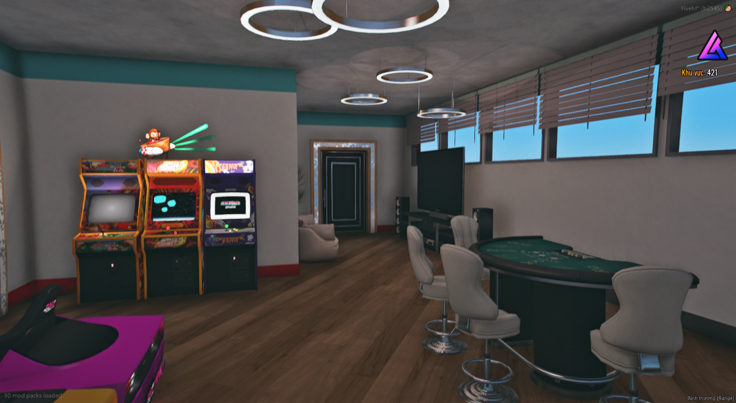 Office interior of Weston Mansion MLO map for FiveM