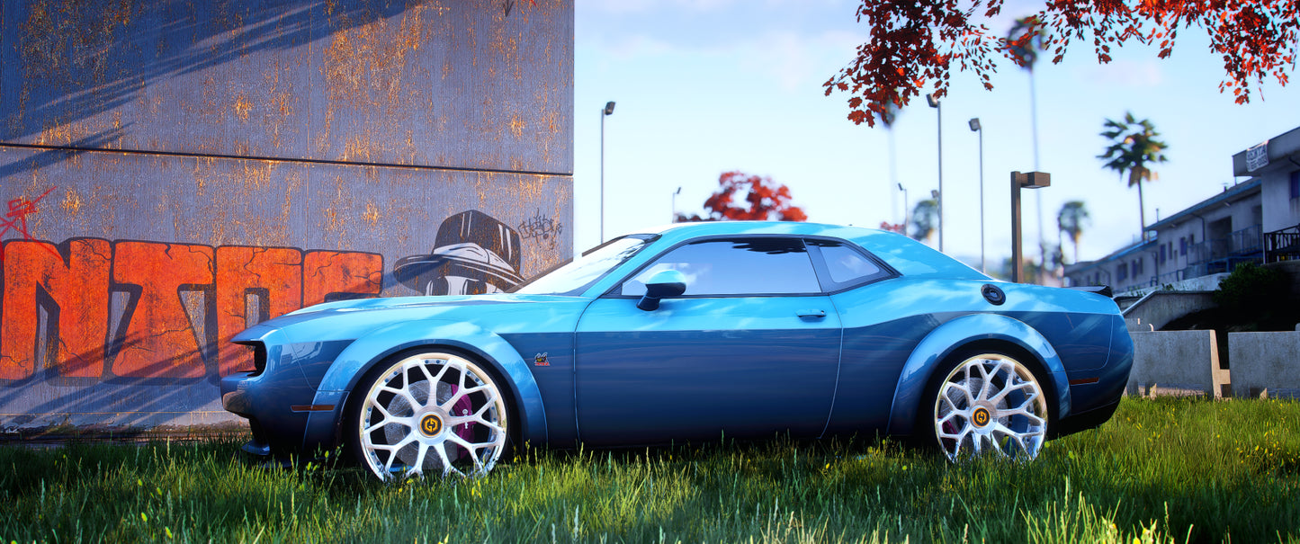 WHEELS FORGED SET 1 premium forged wheels front view
