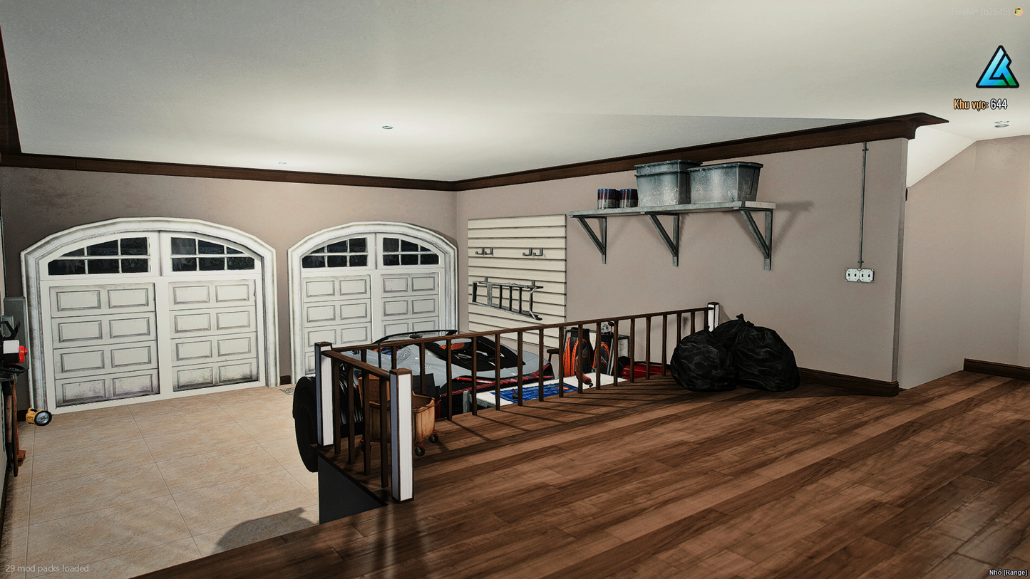 Kitchen Interior of White Mansion MLO