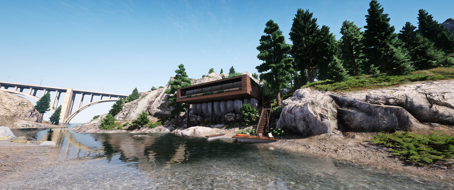 Front view of Wild House 2 in FiveM