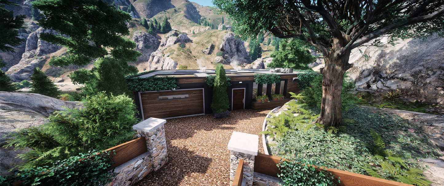 Garden view of Wild House 2