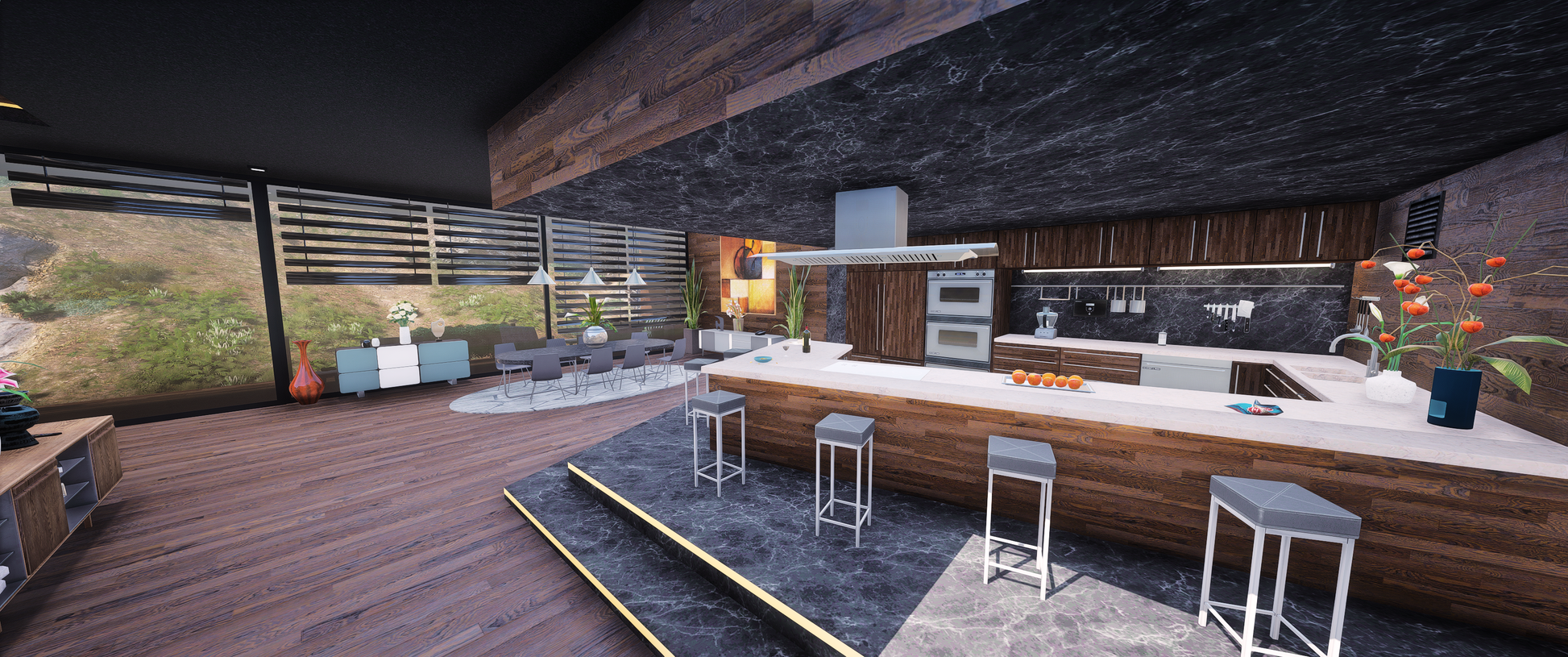 Window design of Wild House 2